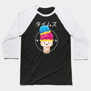 HAPPY ICE CREAM Baseball T-Shirt